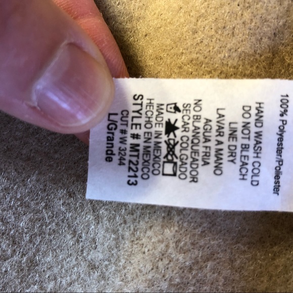 My Story Open Front Collarless Long Tan Coat - Picture 7 of 8